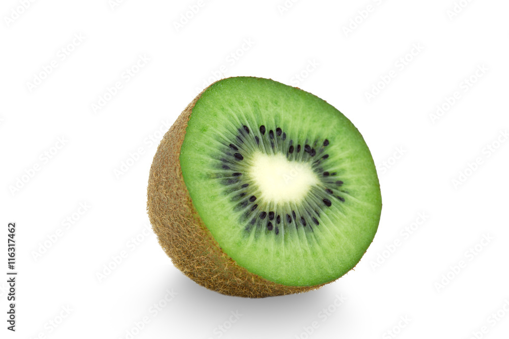 Juicy kiwi fruit isolated on white background Juicy kiwi fruit isolated on white background
