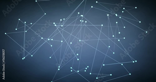 Network Animation in motion <4K><30fps><Loop>