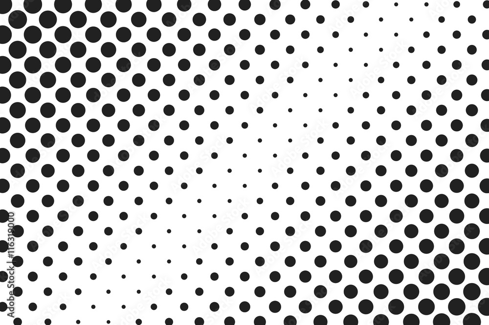 Huge dots halftone vector background. Overlay texture.