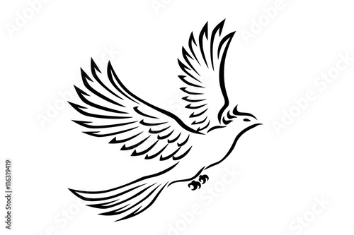 Flying birg tattoo
