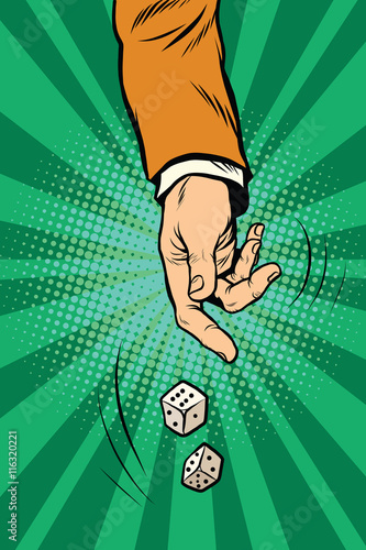 Throw the dice, game randomness casino