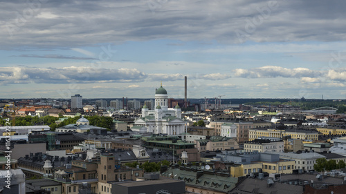 Helsinki City centre with cathedral
