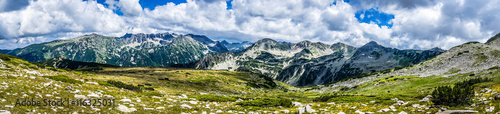 Beautiful panorama view of the Pirin Mountain, Bulgaria photo