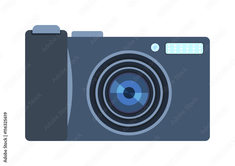 Photo camera and digital photo camera isolated vector. Flat photo camera shutter creative optical classic cam. Digital flat photo camera isolated technology vector. Photo camera and digital photo camera isolated vector. Flat photo camera shutter creative optical classic cam. Digital flat photo camera isolated technology vector.