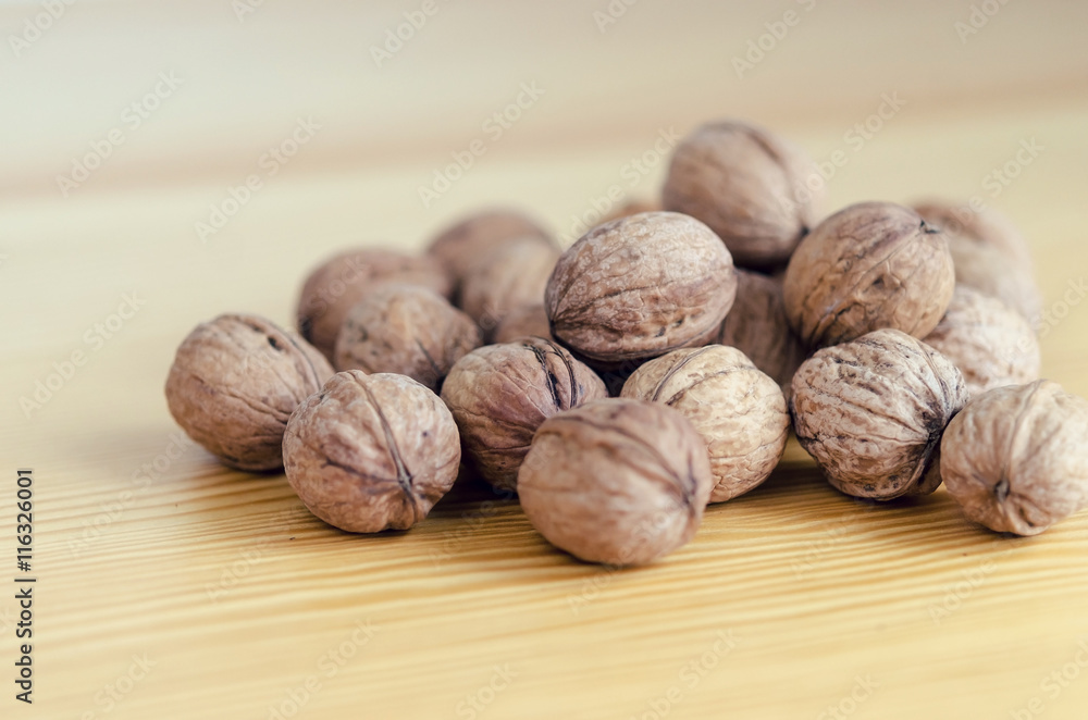 Group of walnuts