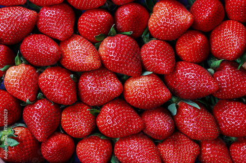 Strawberry fruits background