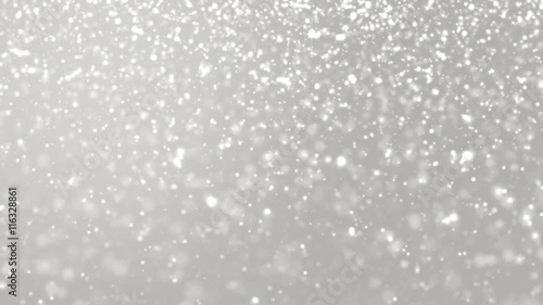  Christmas animated grey background. Background white glitter  - winter theme. Seamless loop.