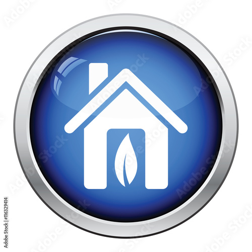 Ecological home leaf icon
