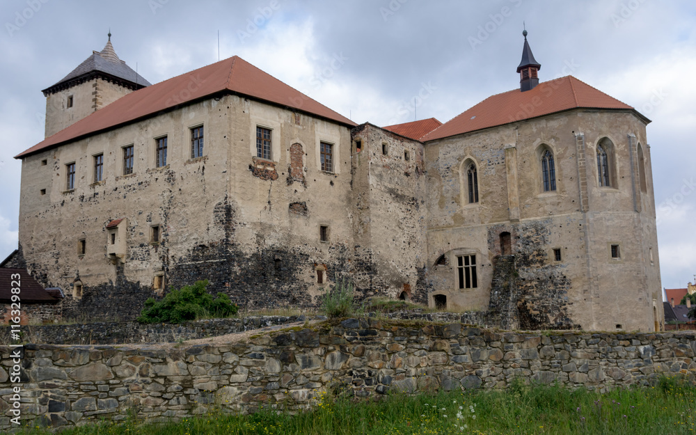 Svihov – water castle, rear view