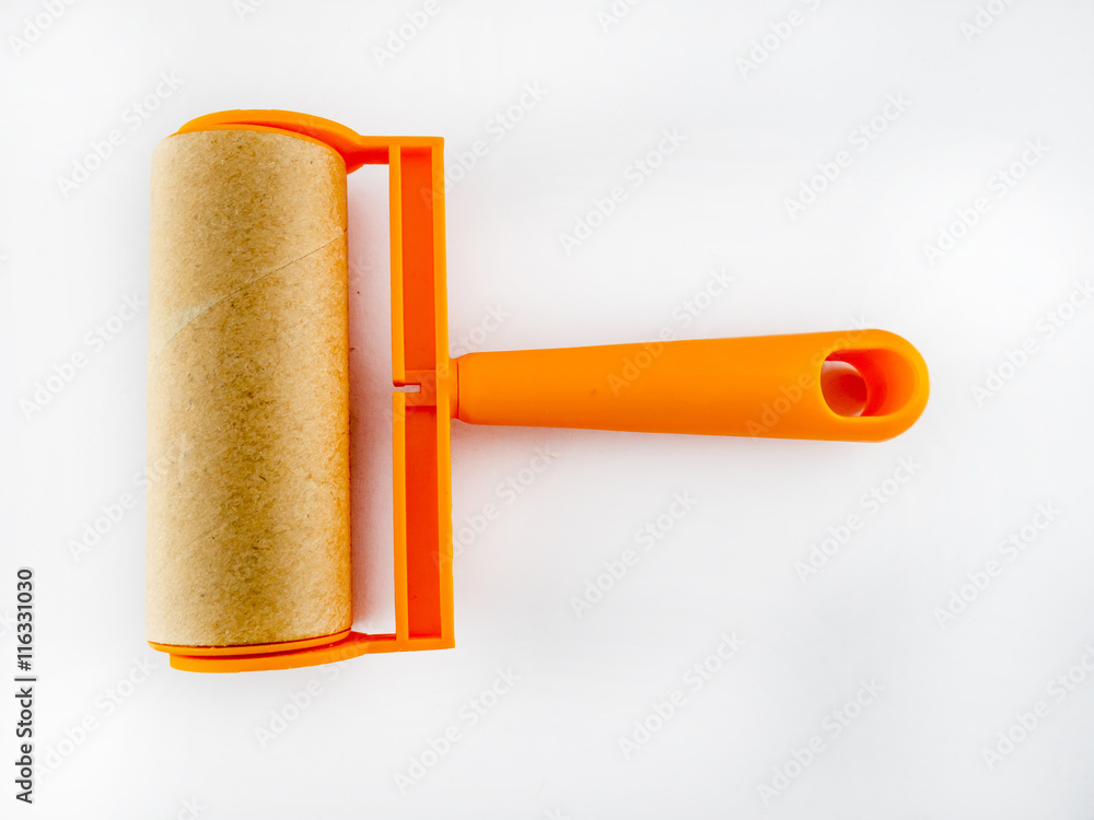 Obraz premium Paint roller brush isolated on white background