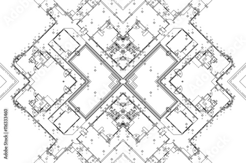 Architectural background, architectural plan, construction drawing
