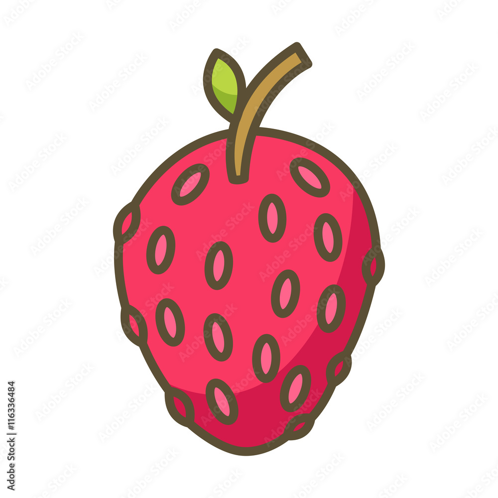 Strawberry with White Background Strawberry with White Background
