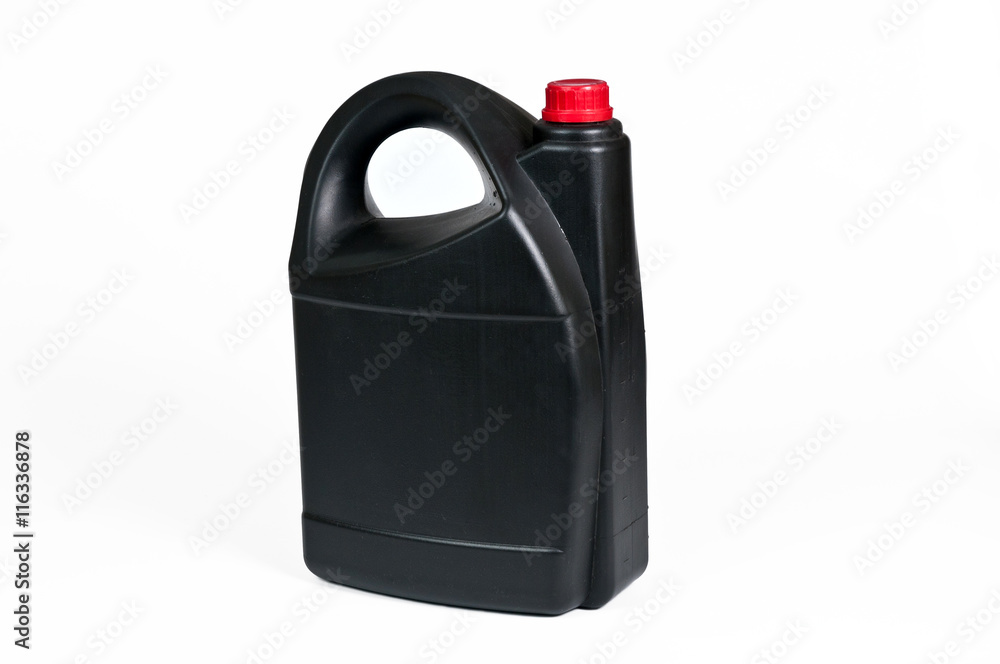 Black plastic jerrycan Black plastic jerrycan