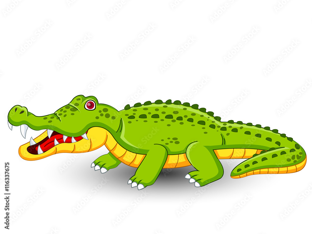 Cute Crocodile cartoon vector Cute Crocodile cartoon vector