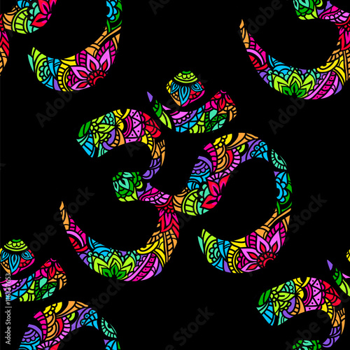 OM seamless pattern