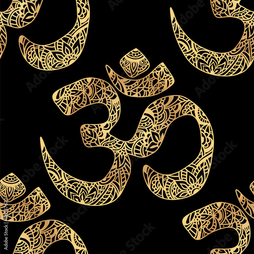 OM seamless pattern