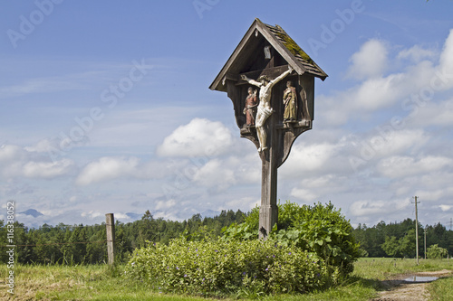 Wegkreuz in Oberbayern