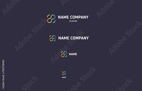 Infinity color flat logo