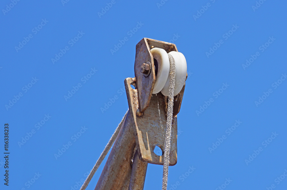 Fototapeta premium pulley nautical