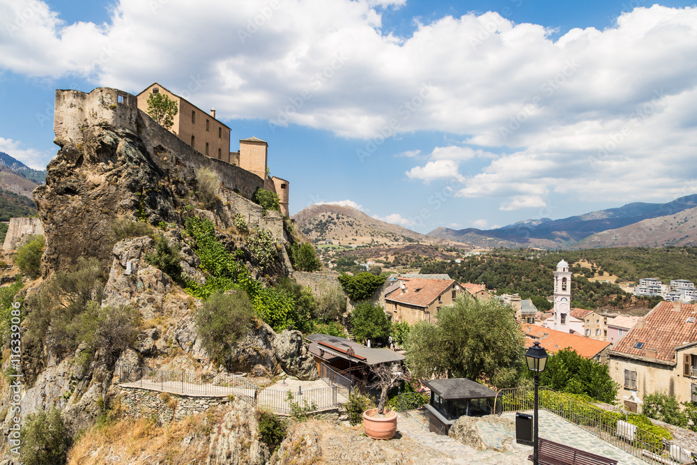 Corte citadel in Corsica