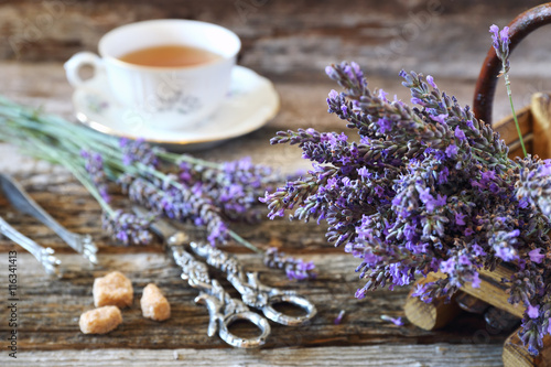 Аromatic lavender tea