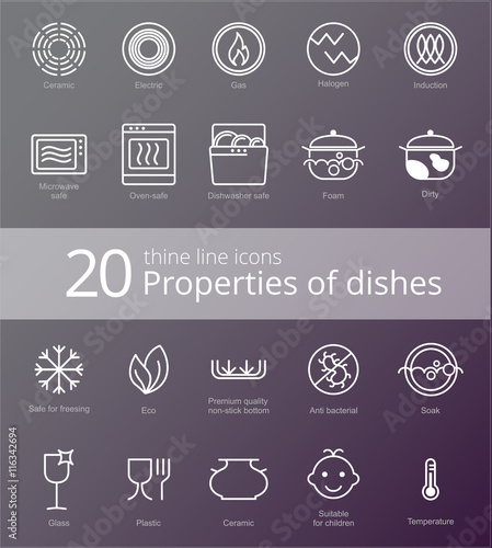 Symbols of food grade metal indicate properties and destination of a metallic utensil.