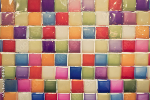 Colorful of Mosaic tiles abstract for background