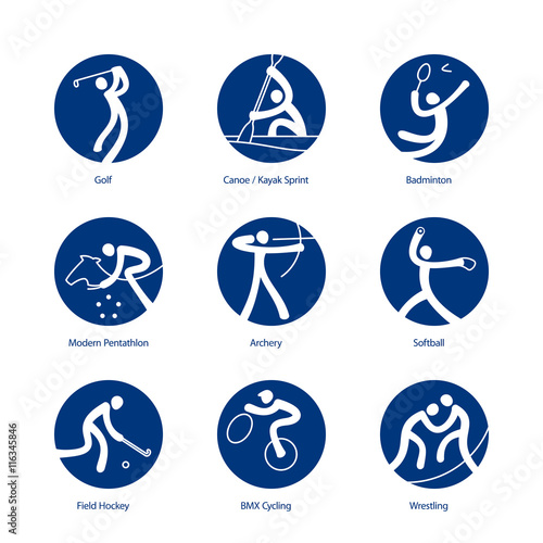 Summer Sports pictograms