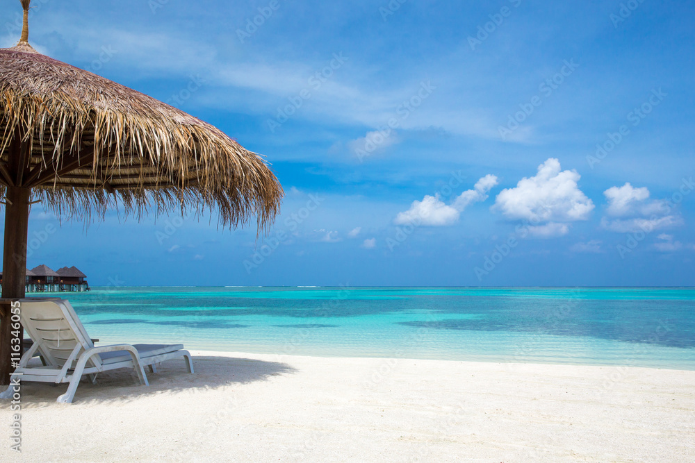 tropical beach in Maldives