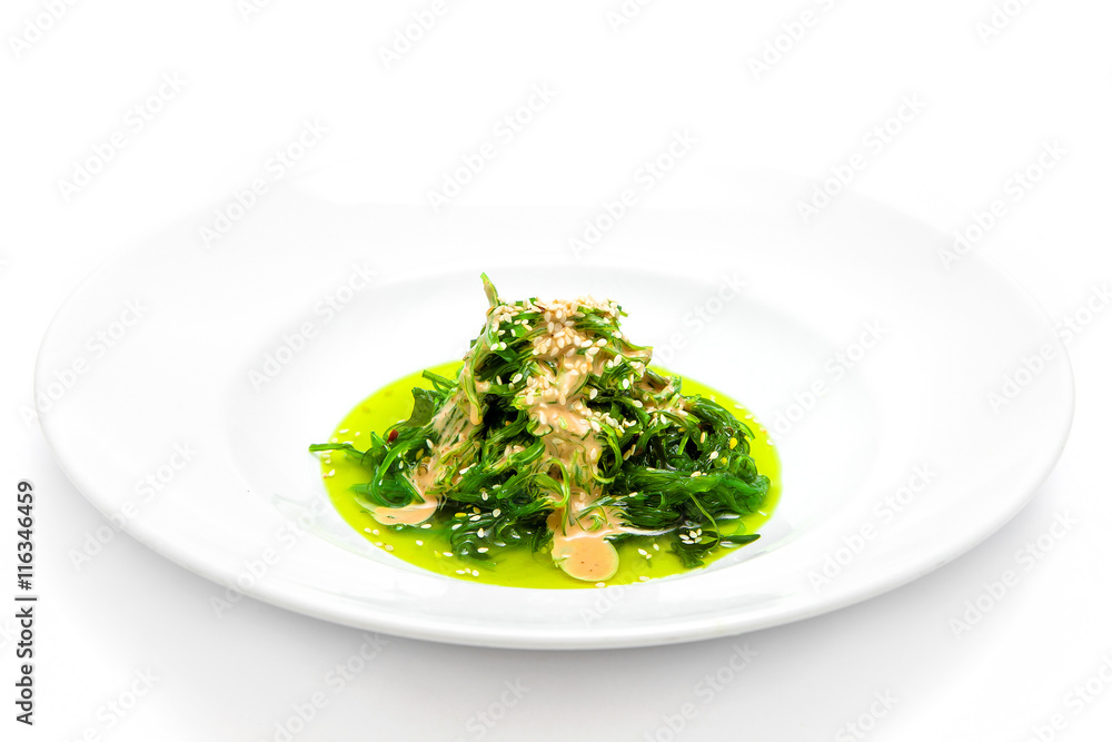 chuka salad with peanut sauce chuka salad with peanut sauce
