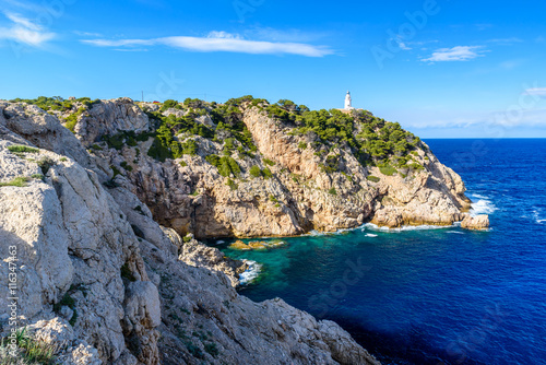 Lighthouse at cala Rajada, Mallorca - Spain