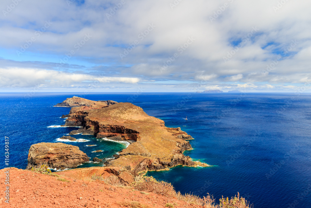 Cape Ponta de Sao Lourenco, the most eastern point of Madeira island, Portugal