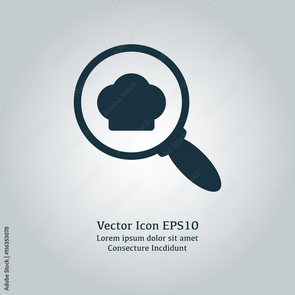 Vector illustration of chef icon Stock Vector | Adobe Stock