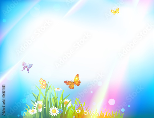 Light summer background