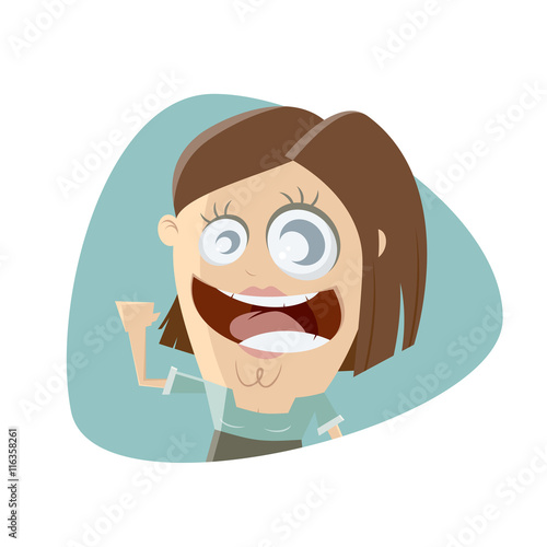 Wallpaper Mural funny retro woman clipart Torontodigital.ca