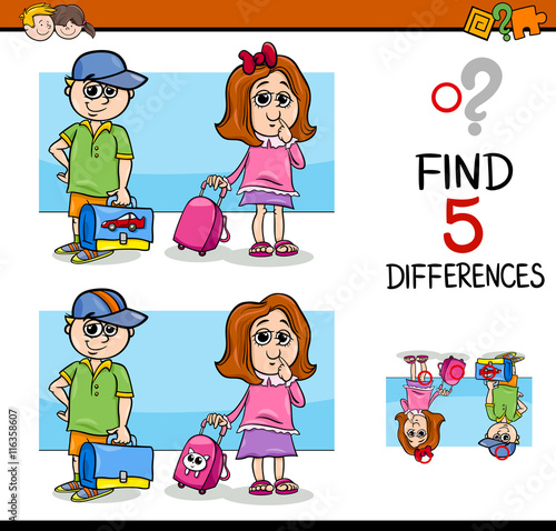differences activity for children