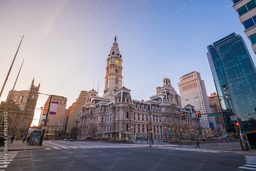 Philadelphia's City Hall building