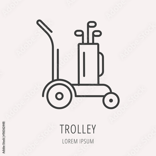 Golf Game Icon or Element