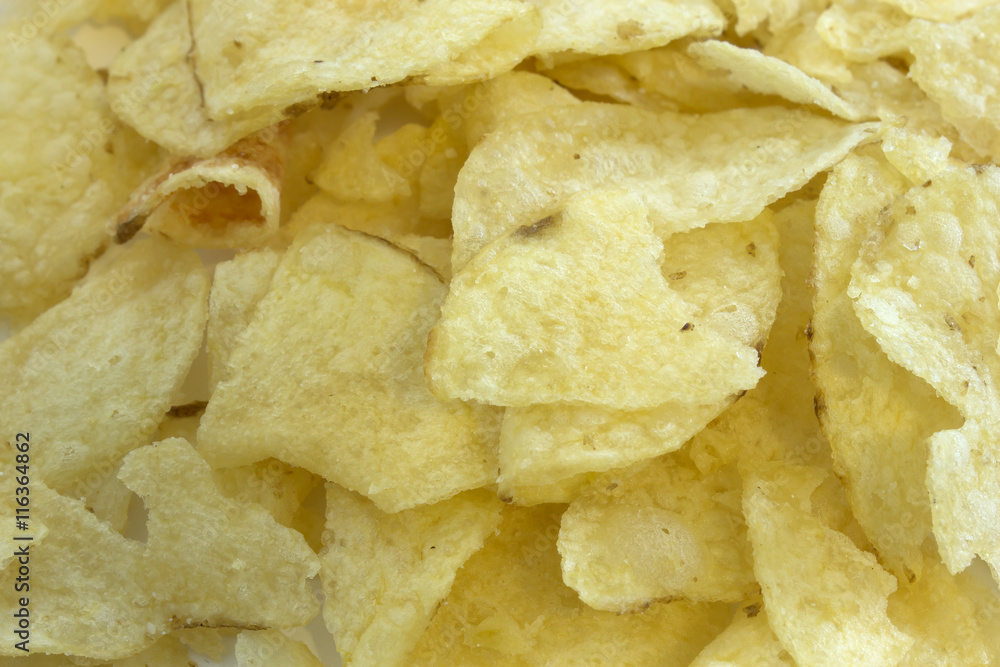 This is a photograph of Potato chips