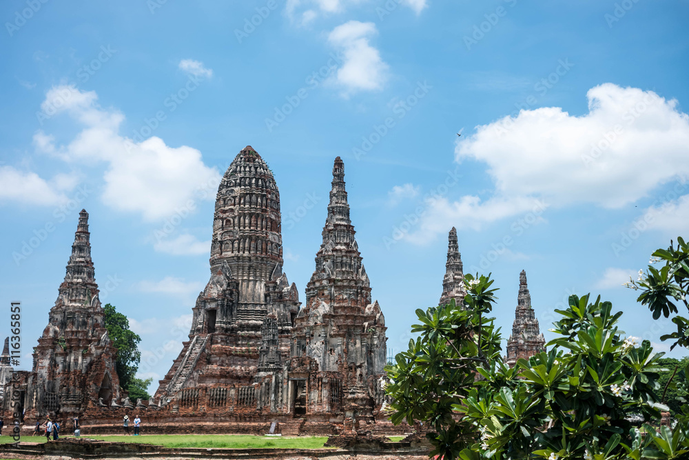 Wat Chai Watthanaram in Ayutthaya, Thailand