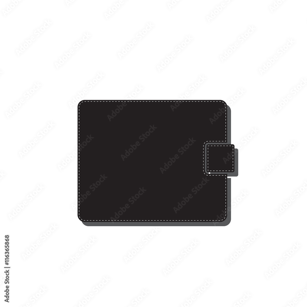 Vector Wallet flat illustration. Vector Wallet flat illustration.