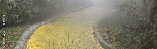 Yellow brick road background banner-Proportionate to Large Mobile Banner 