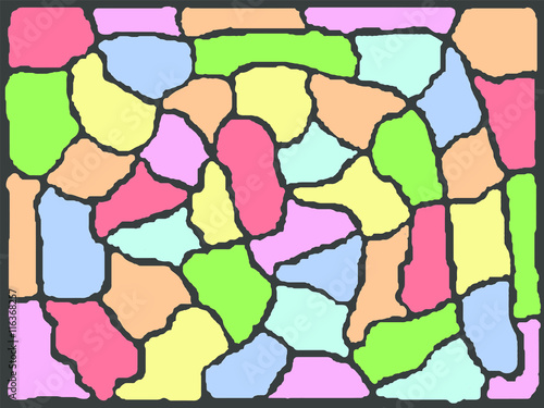 Fundo de mosaico de pedras coloridas