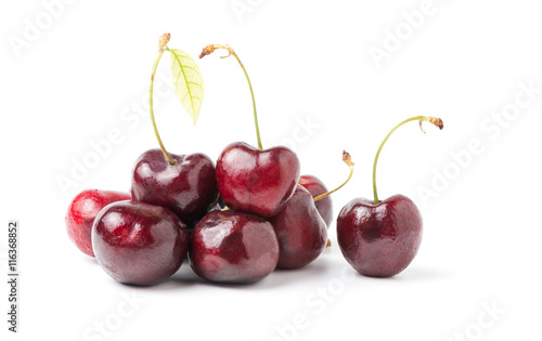 cherry isolated on white