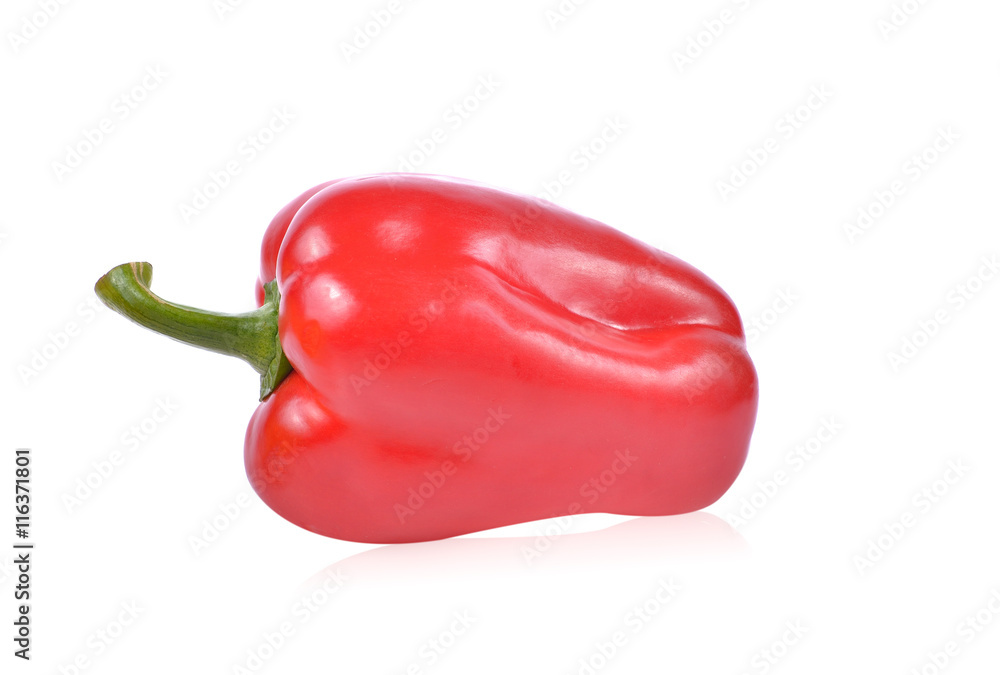 bell pepper on white background bell pepper on white background