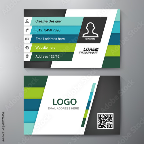 Modern Business card Design Template.