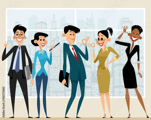Business team in office