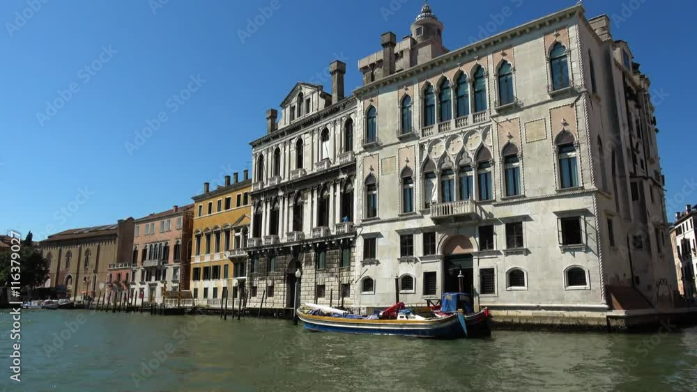 River cruise through Grand Canal in Venice Italy - Canale Grande River cruise through Grand Canal in Venice Italy - Canale Grande