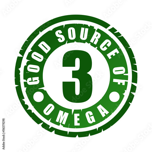 Rubber stamp with Omega-3