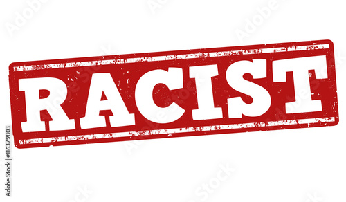 Racist sign or stamp